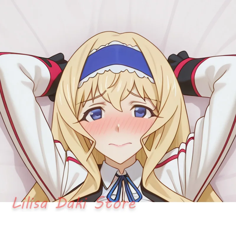 Dakimakura Cecilia Alcott Body Pillow Cover Double-Sided Print Anime Life-Size Pillowcase Gifts