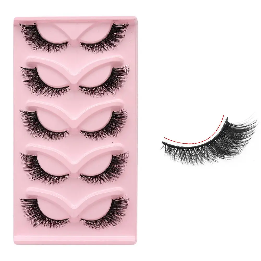 Cat Eye Clusters Wimpers Manga Vos Natuurlijke Valse Wimpers C Krul DIY Lash Extensions Piekerige Individuele Wimpers Vrouwen Schoonheid