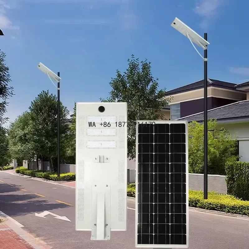 wmwmnu Project Solar Street Light Human Body Sensor Solar Street Lighting System Remote Control Solar Street Light Outdoor