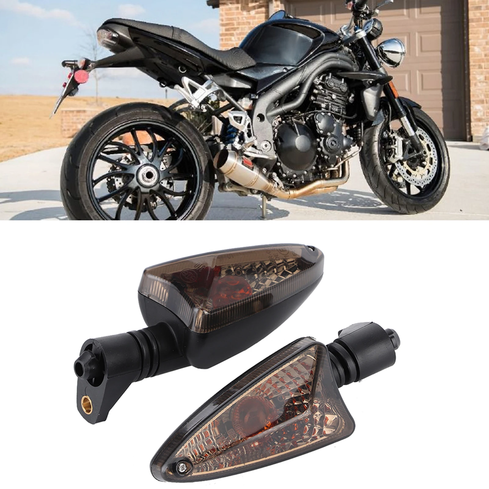 

Motorcycle Modification Turn Signal Light Turn Signal Indicator Indicator Lamp Fit for 675R Indicator Lamp Turn Signal Light