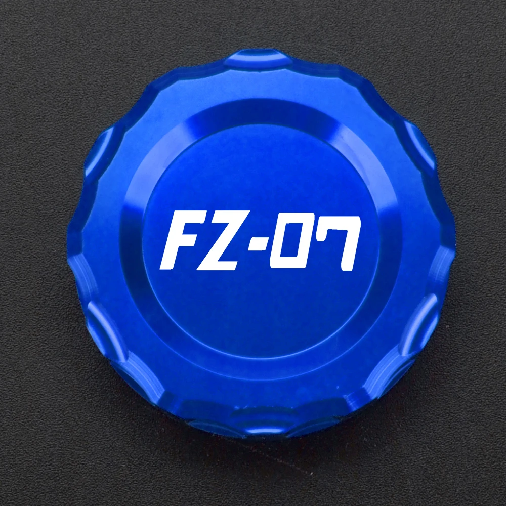 لياماها FZ-07 FZ07 FZ 07 2013 2014 2015 2016 دراجة نارية الملحقات CNC الخلفية سائل الفرامل خزان غطاء اسطوانة غطاء الألومنيوم