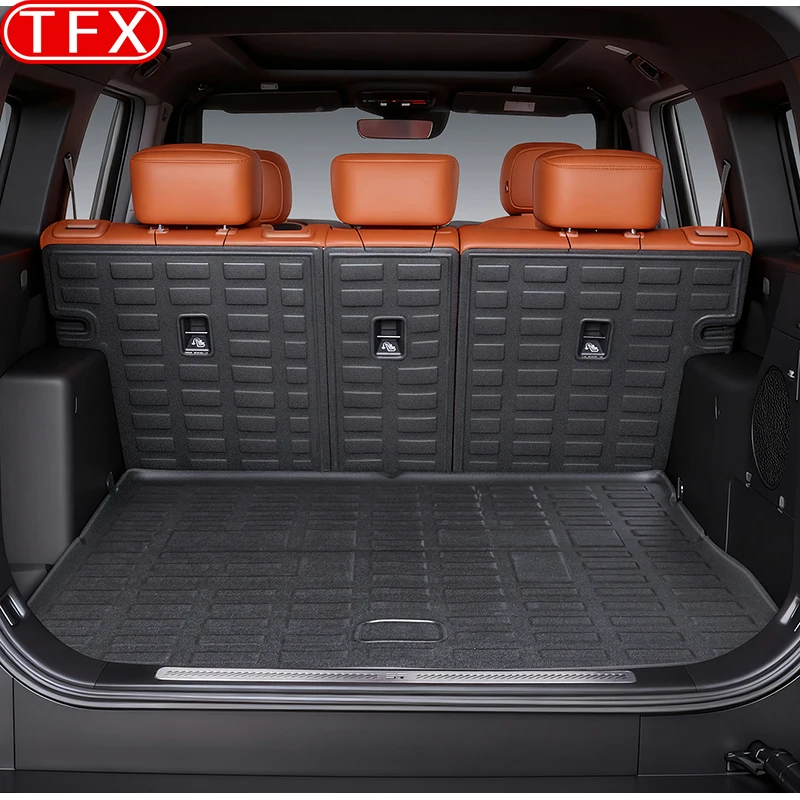For Jetour G700 2025 2026 Car TPE Trunk Cushion Fully Surrounds The Trunk Backrest Cushion Trunk Mat Auto Waterproof Accessories