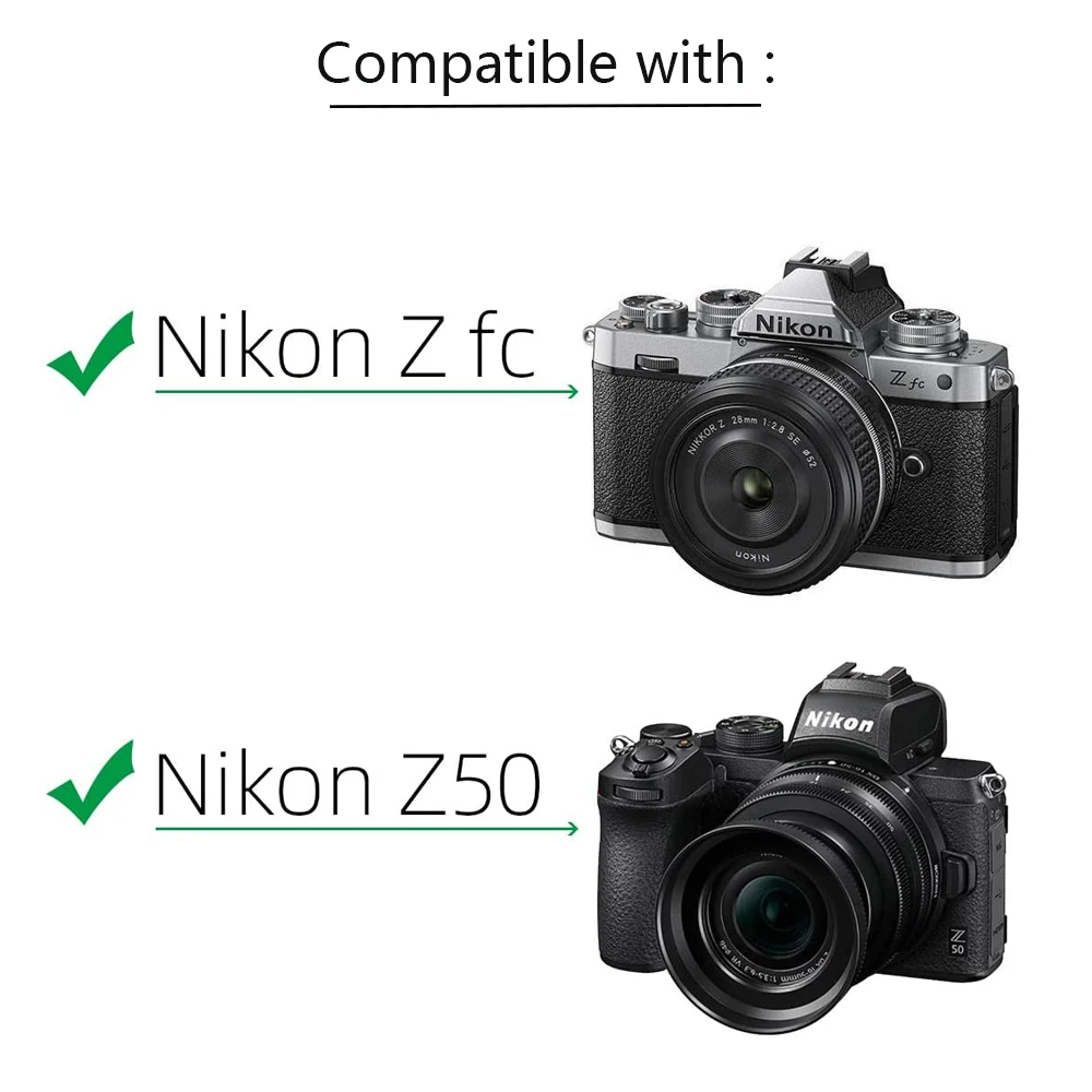 Łącznik imitacja baterii EN-EL25 + zestaw ładujący Adapter do zasilacza do aparatu Nikon ZFC Z50 Z30 jako EL25 ENEL25 EP-5G