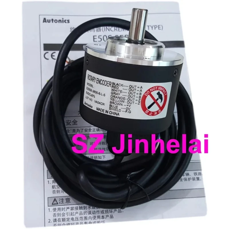 Authentic Original Autonics Encoder E50S8-360 500 600 1000 1024 2000 2048 2500 3000 3600 5000 6000 8000-6-L-5 -3-N-24
