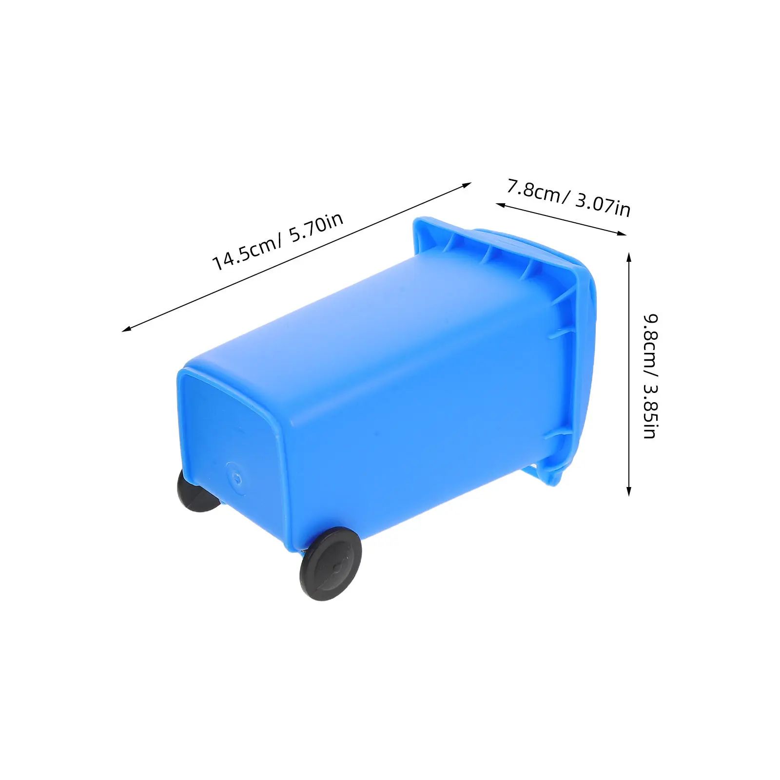 4Pcs Mini Desktop Trash Bin Pencil Cup Holder Table Organizer Multifunctional Office Desk Container Tiny Trashcan