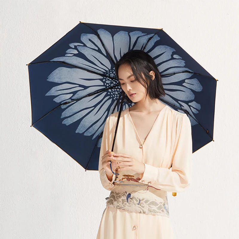 

Зонт-трость складной с двойным слоем из банановых листьев, маленький, черный, с защитой от УФ-излучения, с черным клеевым покрытием, солнцезащитный, непромокаемый, с алюминиевым сплавом, складной.