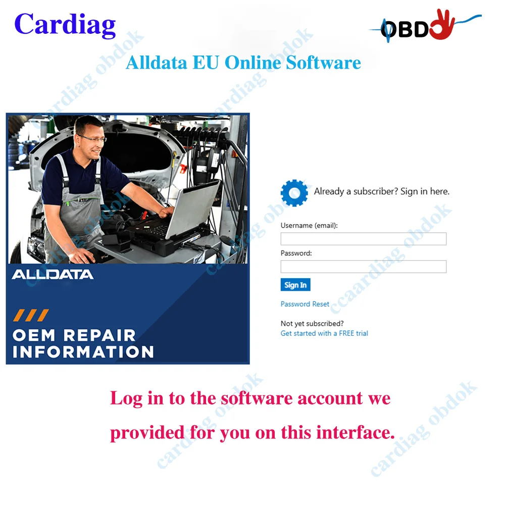 

2026 Alldata EU Online Account 1 Year for All data Full Pack Car Data Workshop OBDOK Car Repair Software Original URL Login