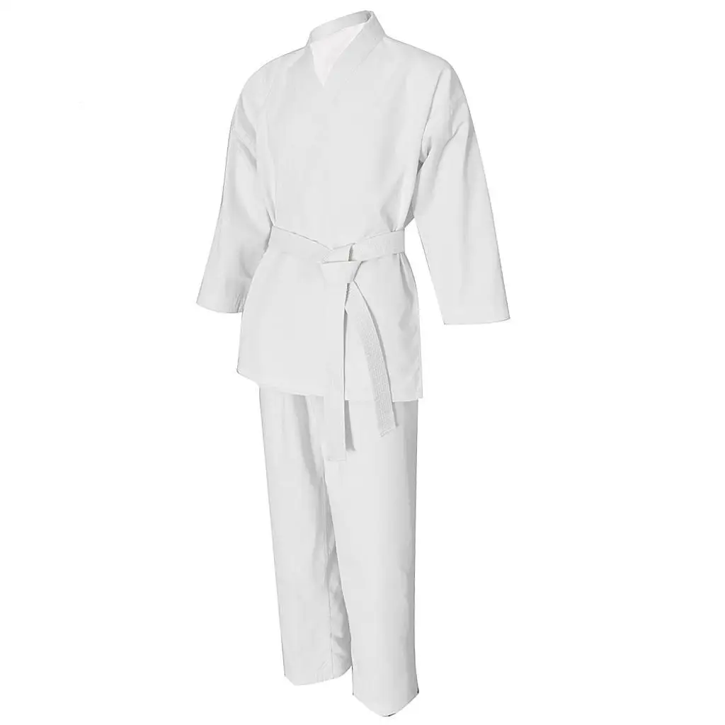 Kids Adult Unisex Taekwondo Karate Martial Arts Costume Training Suit