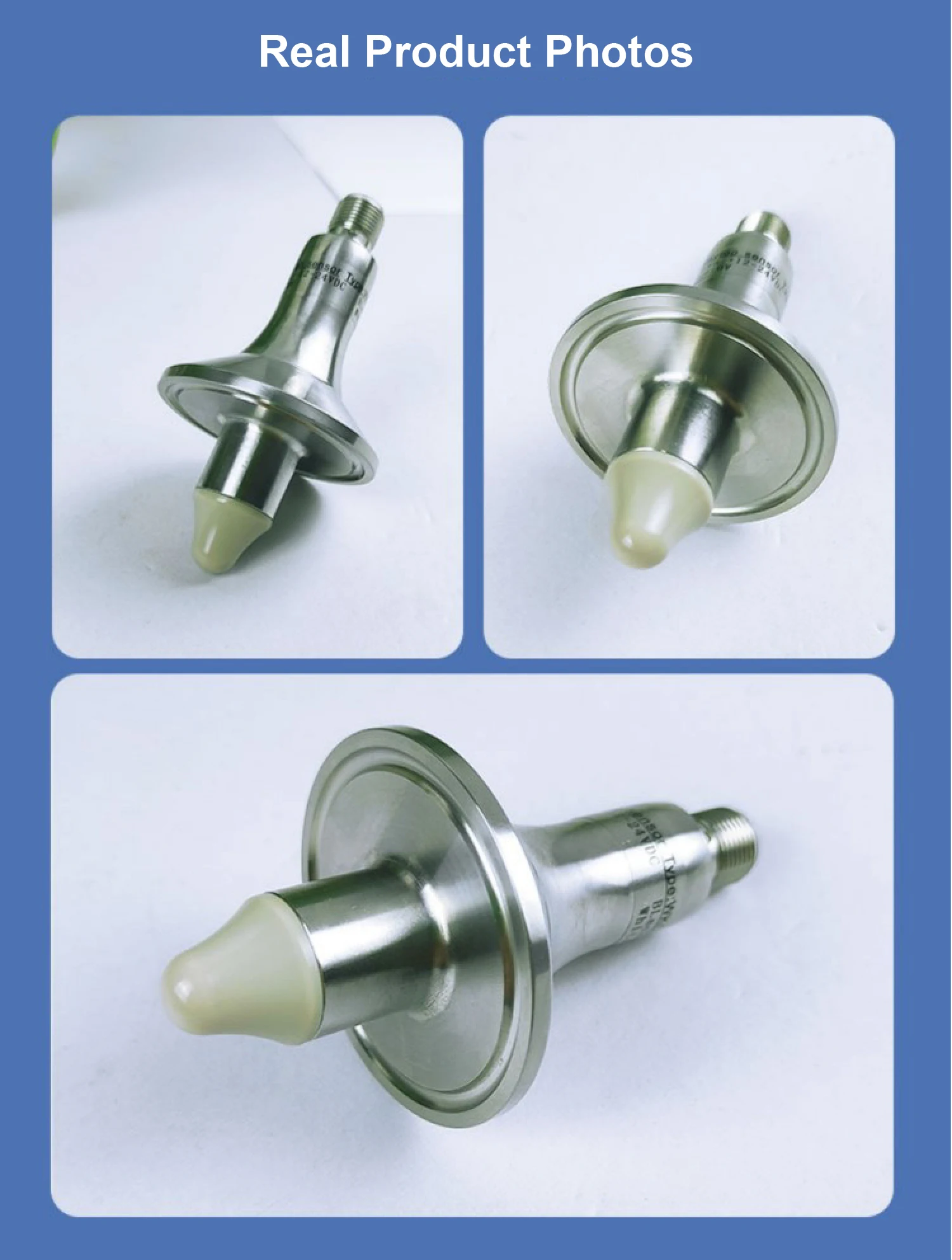 WKC319-KP 316L IP68 CIP SIP NPN PNP tipo contacto interruptor de nivel sanitario para máquina de llenado de leche PEEK salsa cerveza