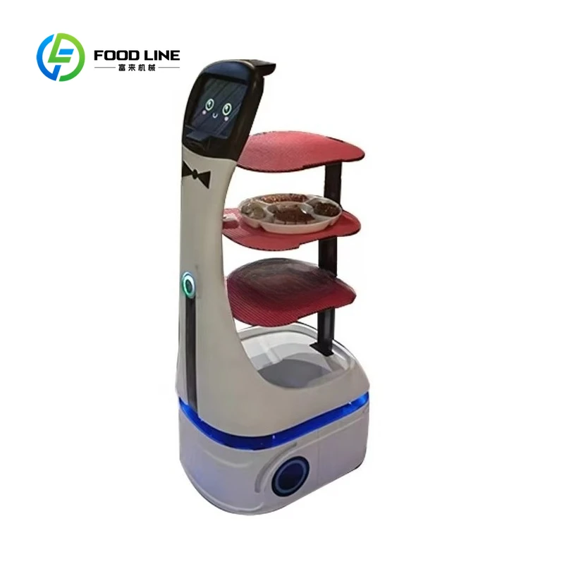 Customized Autonomous Obstacle Avoidance Robot Waiter for Sale / Food Delivery Robot / Serving Robot Restaurant