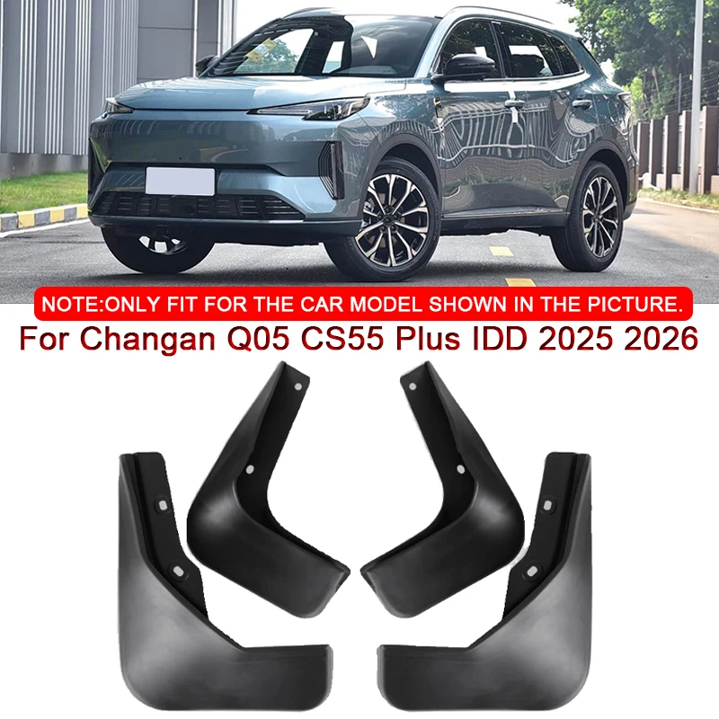 

For Changan Q05 CS55 Plus IDD 2025 2026 2027 Car Styling ABS Car Mud Flaps Splash Guard Mudguards MudFlaps Front Rear Fender