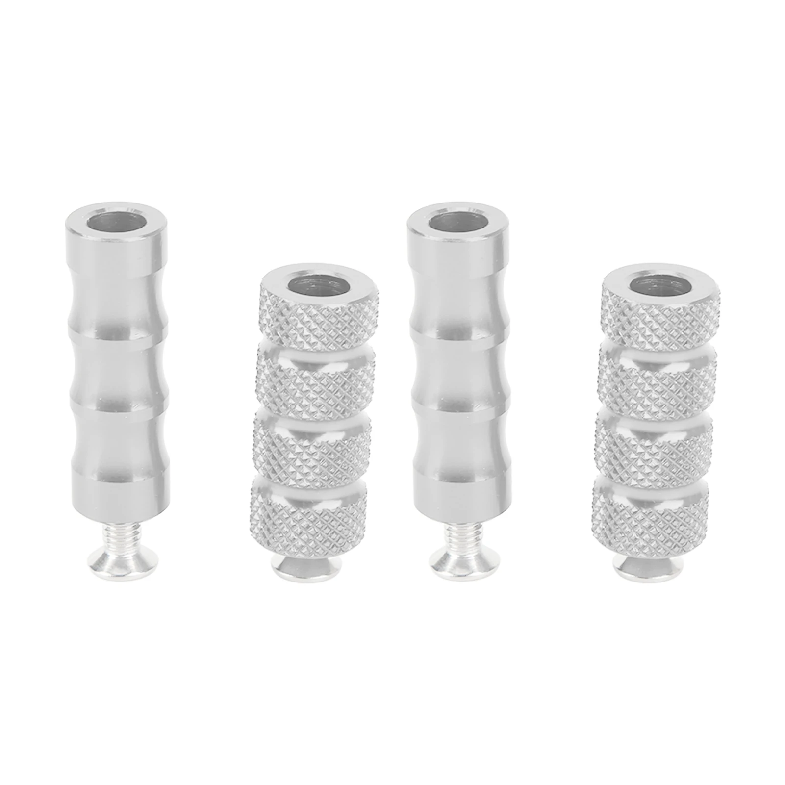 2 Pair Motorcycle Brake Foot Peg CNC Process Plating Precise Fit For M6 6mm Mounting Bolts Motorbike