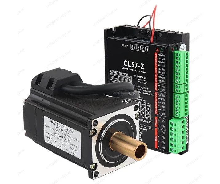 Z signal hollow through hole copper tube 57EK76-Z hollow shaft closed-loop motor drive set