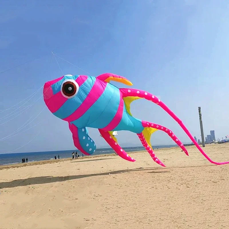 Free Shipping 7m fish kites flying giant kites pendant kites windsocks professional wind kites factory soft kites inflatable toy