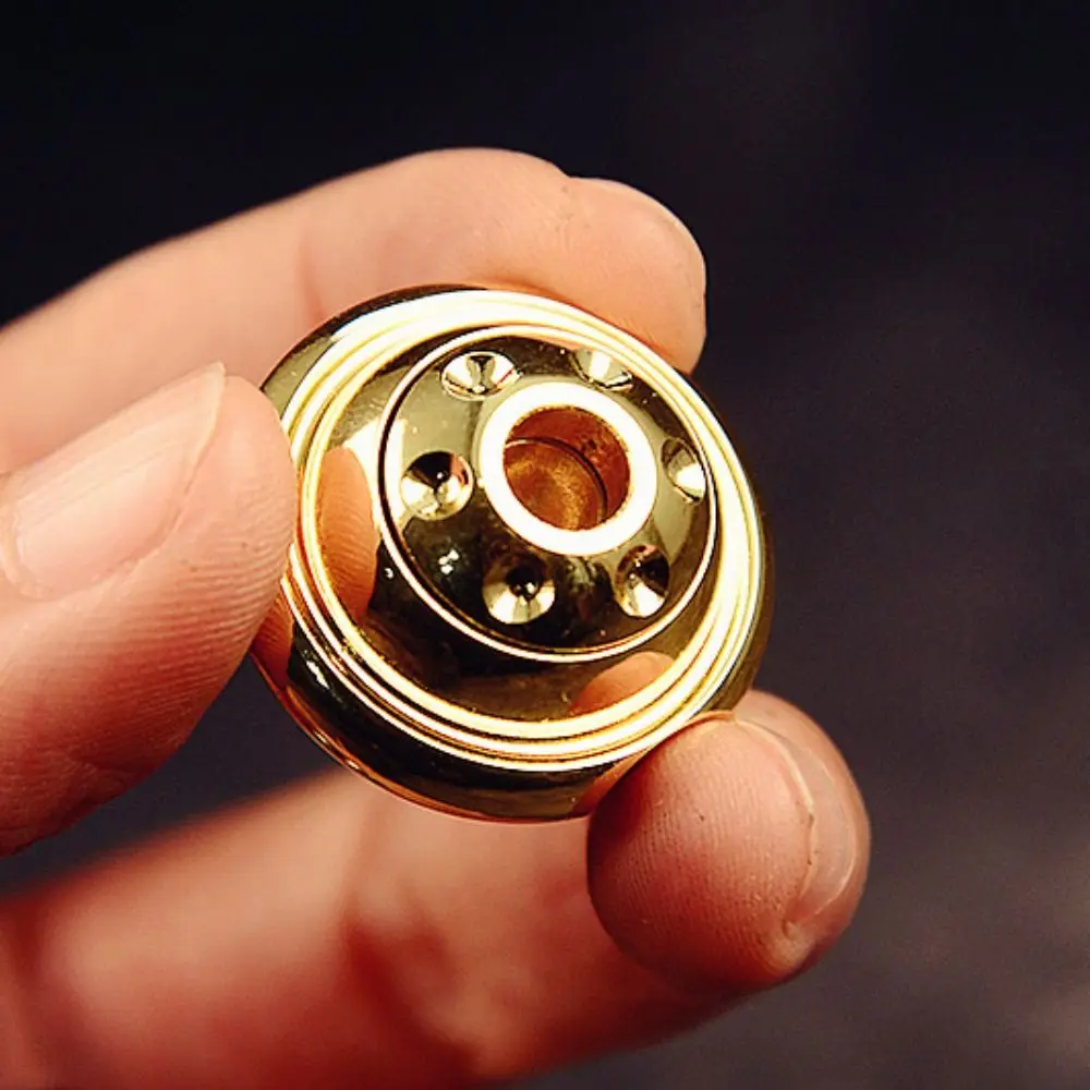Jouets rotatifs rotatifs Fidget Spinners Flip Toy Anti-anxiété main Spinner Portable Mini doigt jouet pour les enfants