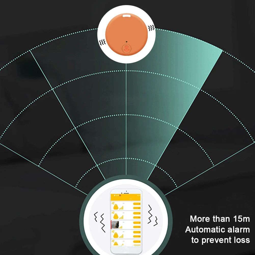 

Умный мини-GPS-трекер с длительным временем автономной работы, беспроводной поисковик ключей, Bluetooth-совместимый удаленный поисковик для кошелька, домашних животных, ключей, телефона