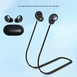 Anti-lost Strap Soft Hanging Neck Rope Cable Waterproof Lanyard Cord Suitable for Sound Space A40 Wireless Earphone 896C