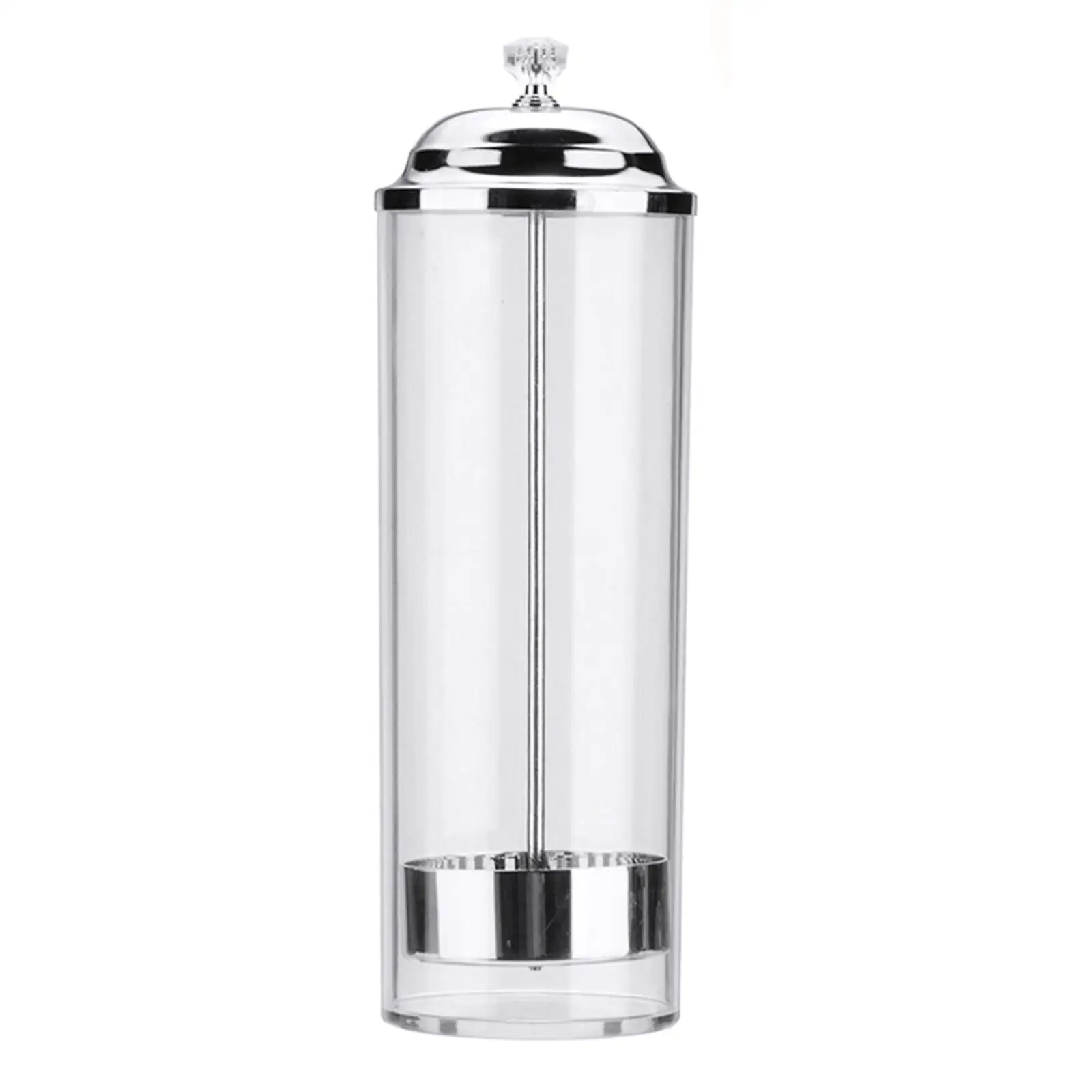 -4 Drinking Straw Dispensers 3 Straws Stripe Clear Straw Holder for Counter with Lid Coffee Stirrers Holder for