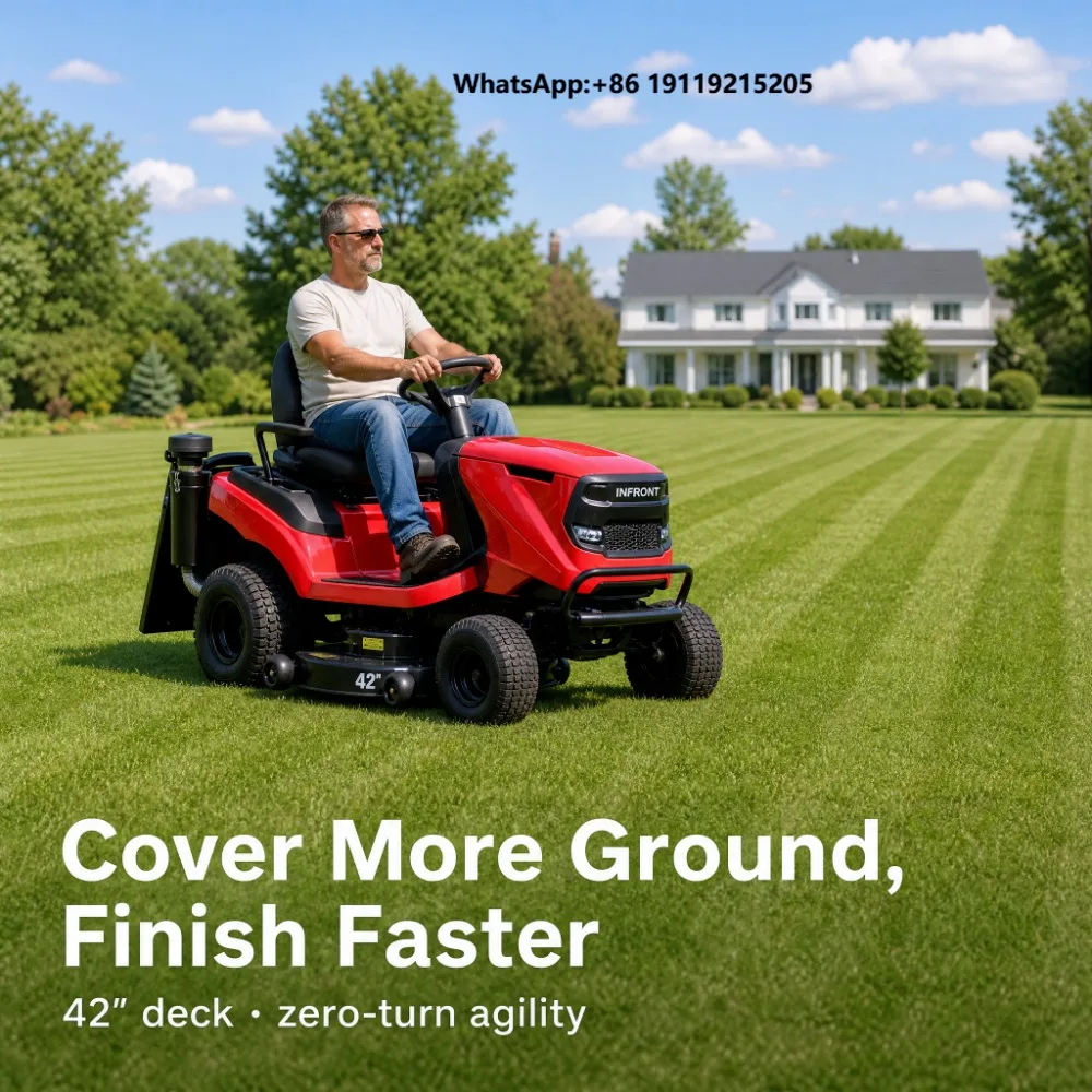 China Manufacturer's Professional 42-Inch Zero Turn Ride-on Lawn Mower Mower Industrial Grade for Sale