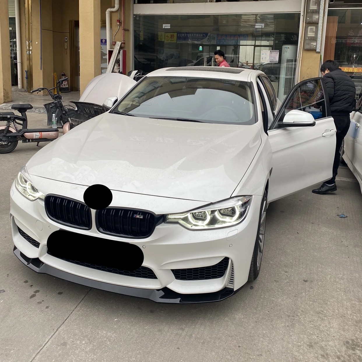 Masque de grille de pare-chocs avant et arrière modifié, cadre de feu antibrouillard, jupe latérale, accessoires automobiles, BMW Série 4, F32, F33, F36