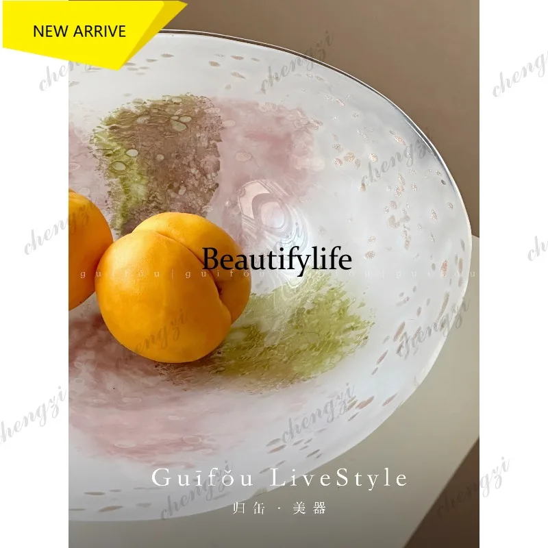L181 housewarming new home fruit plate artistic sense high-end exquisite living room coffee table household