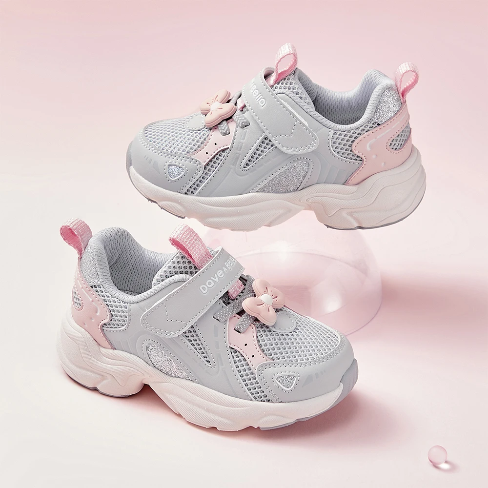 Dave Bella Girls Mesh Sneaker Children Spring Summer Breathable Shoes Kids Sports Outdoor Shoes Anti Slip DB1260751