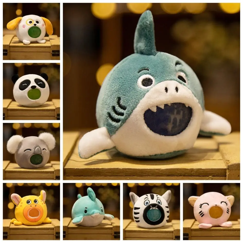 Hand Relax Decompression Slow Rebound Toy Vent Kawaii Animal Squeeze Toy Bubble Simulation Cartoon Plush Doll Christmas Gift