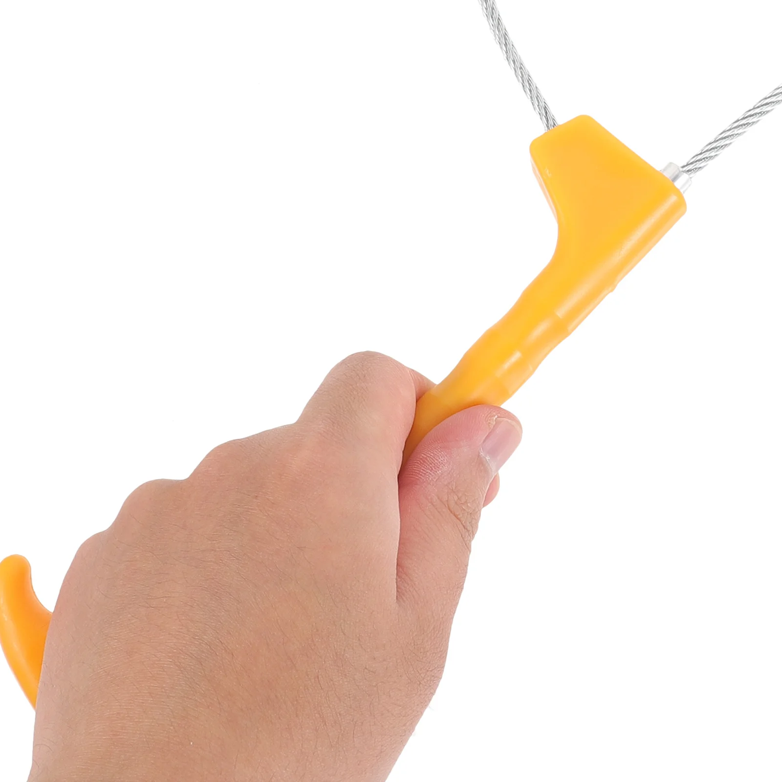 

Stainless Steel Pig Catcher Adjustable Size Plastic Handle Ergonomic Grip Farm Livestock Catcher Holder Tool for Pig Sheep