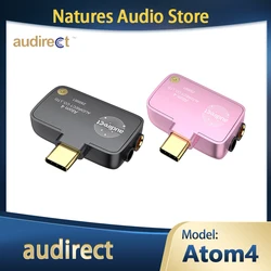 Audirect Atom4 Portable USB DAC Decoder USB C Headphone Amplifier Cell Phone Dongle TYPE C AMP