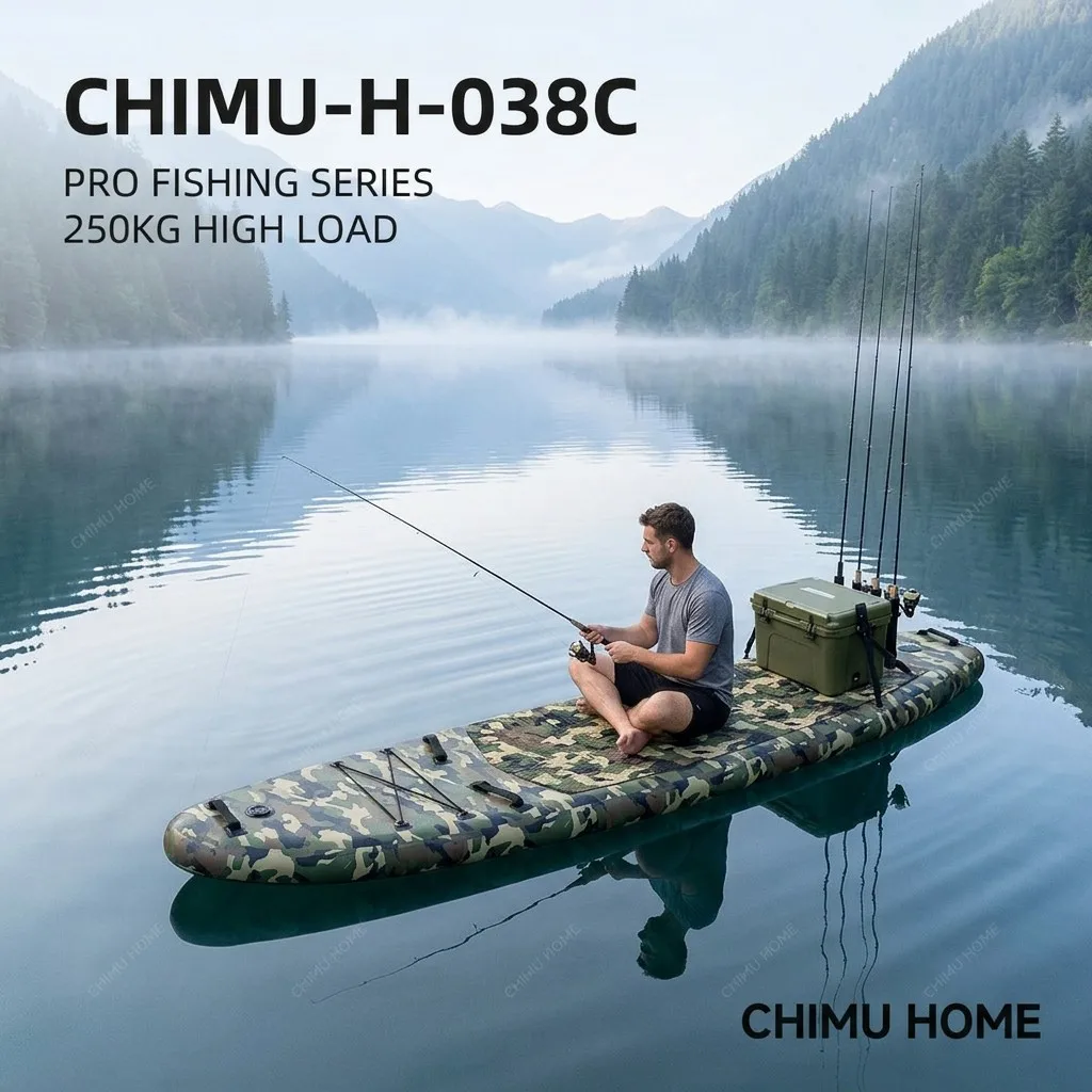 

【CHIMU HOME】Pro Fishing SUP Hub 35" Extra-Wide 250kg High-Load Inflatable Stand Up Paddleboard Heavy-Duty Water Sports Sentry