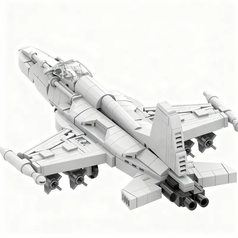 433pcs MOC F-5C Skoshi Tiger City Airport Model Building Blocks Christmas Gift Creative DIY Birthday Craft 3D Brick Education