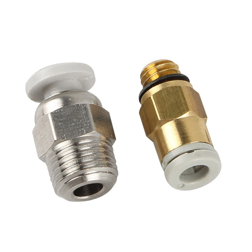 

2Pcs Extruder Pneumatic Connector Durable Metal 3D Printer Accessories for 4mm Pipe Extruder Air-Operated Joint Quality Tested
