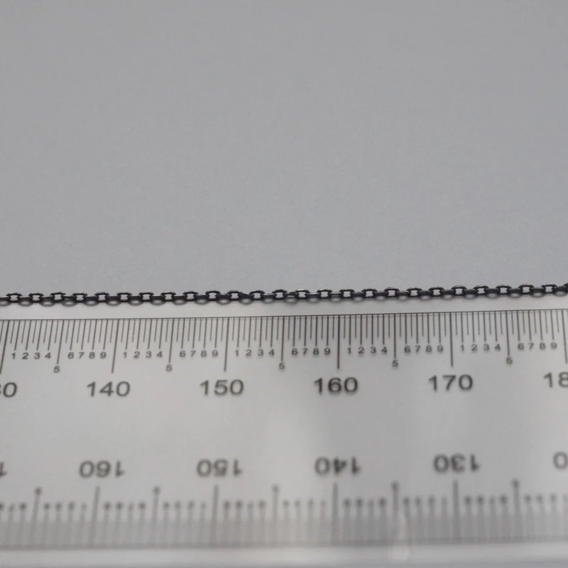 1PCS Stainless Steel/Copper Small O-ring Anchor Chain Length 300mm for Scale Model Ancient Ship Making Railing Anchoring Cable