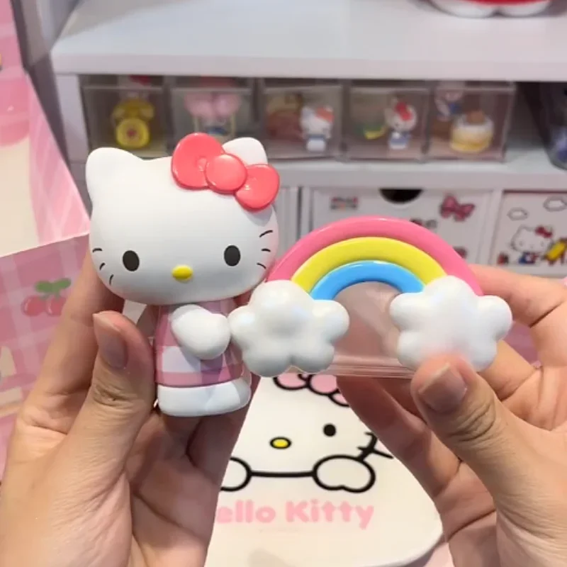 [Op voorraad] Echt Sanrio Hellokitty 50e verjaardag Figuur Kt Cat Kuromi My Melody Cinnamoroll Pochacco Pvc Model Kawaii Mod