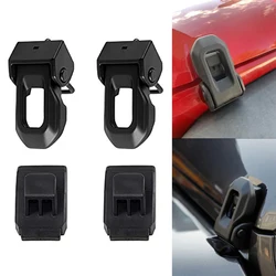 Car accessories Hood Locking Latch Kit For 2007-2017 Jeep Wrangler JK JL Black Hood Catches Driver Front Engine Side anti-theft