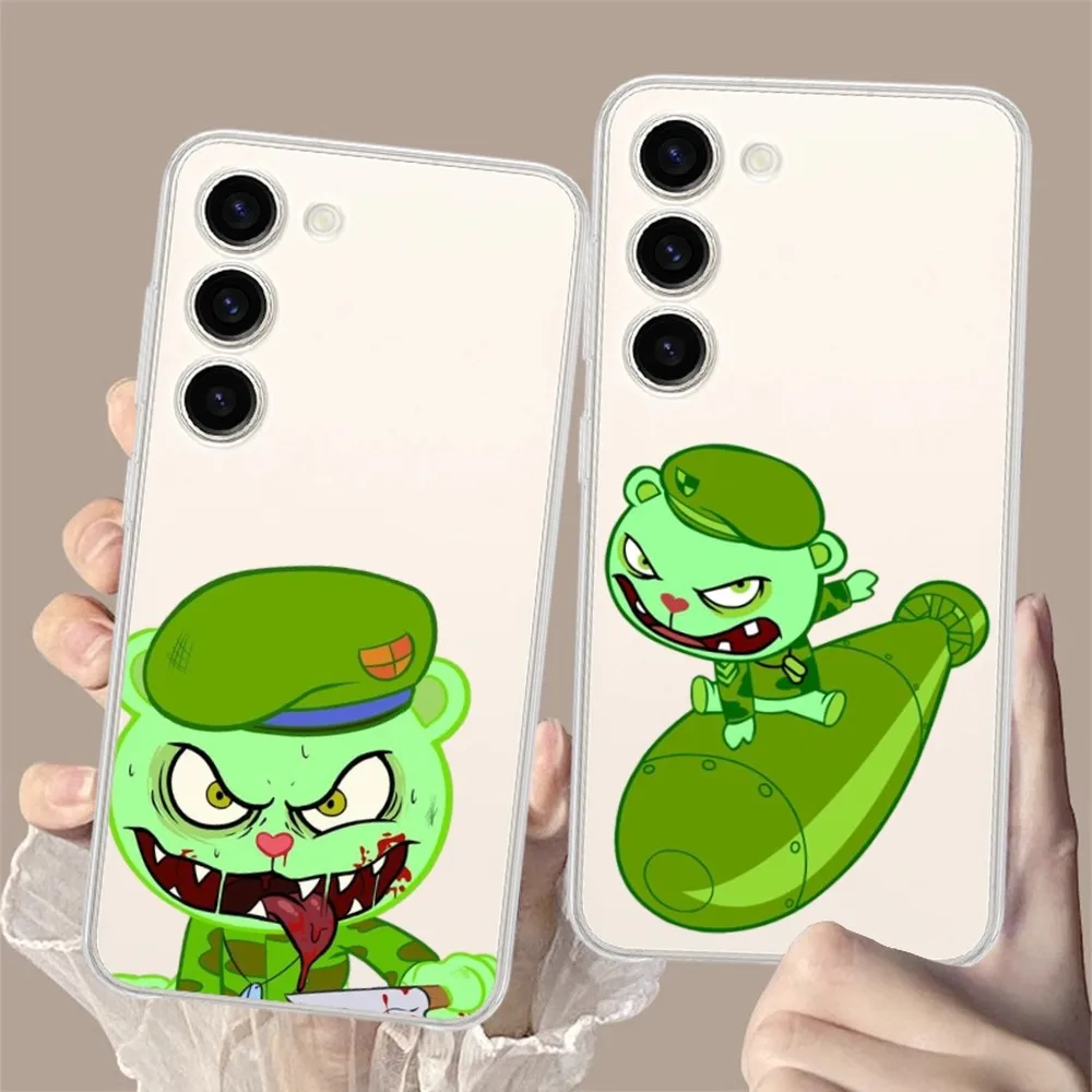 Cartoon Happy tree friends Phone Case for Samsung Galaxy S8 8S G950F G950 A91 A80 A73 5G A72