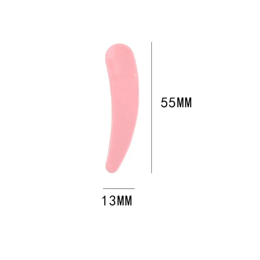 5 unids/set de cucharas de crema para máscara desechable, Mini espátula mezcladora, cuchara curva, barra de crema para ojos, kits de herramientas de belleza para el cuidado de la cara