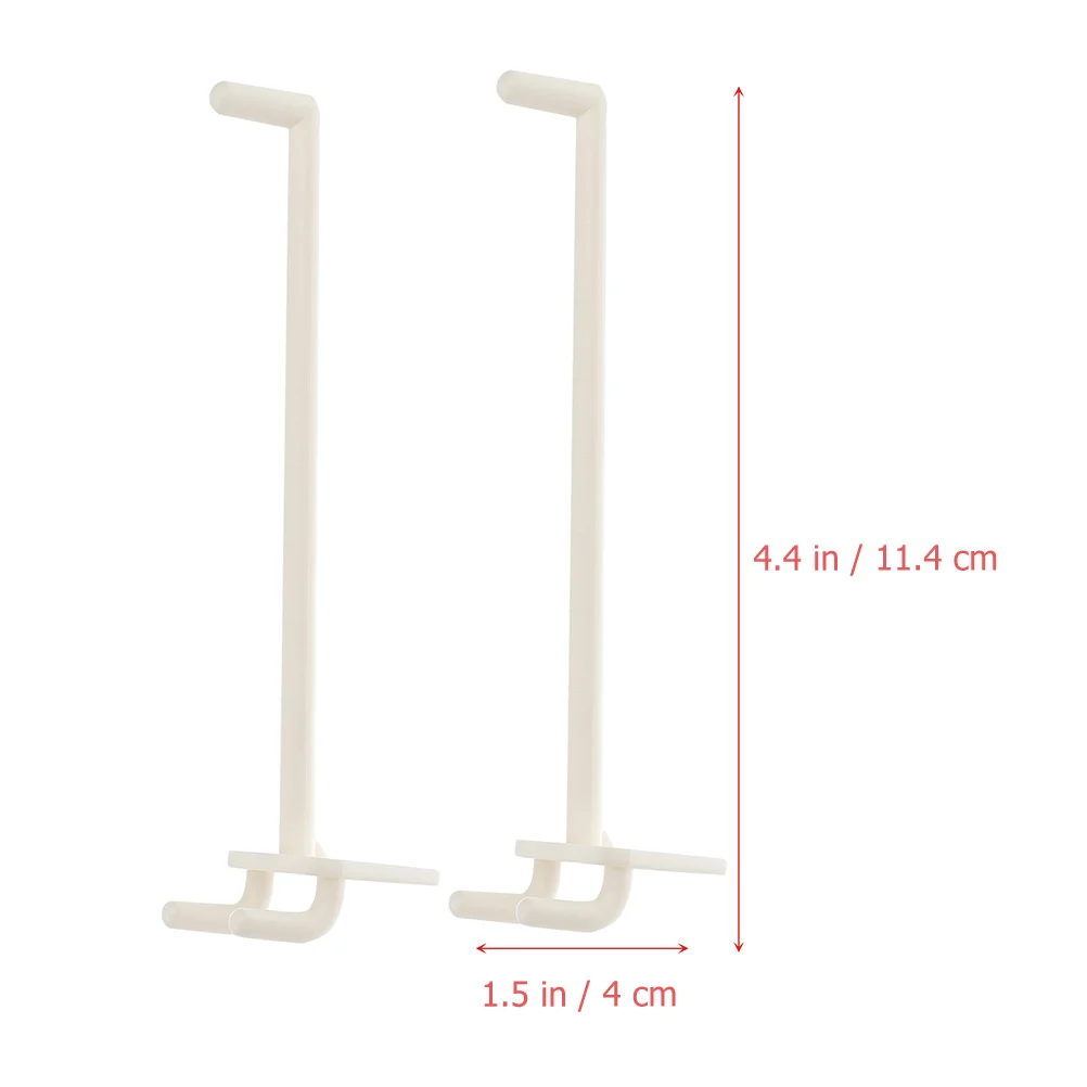 

50 Pcs Pegboard Hanging Hooks Hanger J Heavy Duty Storage Abs Utility Plastic