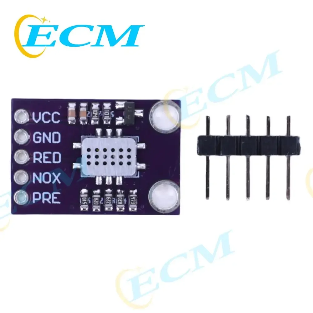 MICS-4514 Air Quality Detection Numerical Sensor Module High Accuracy CO/NO2/NH3/T4 Gas Detector Module Low Power for Arduino