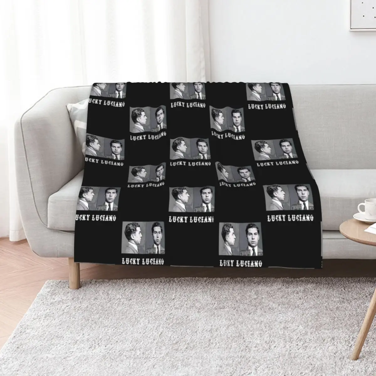 Lucky Luciano Throw Blanket Decorative Beds Polar Summer Hairys bed plaid Bed Blankets