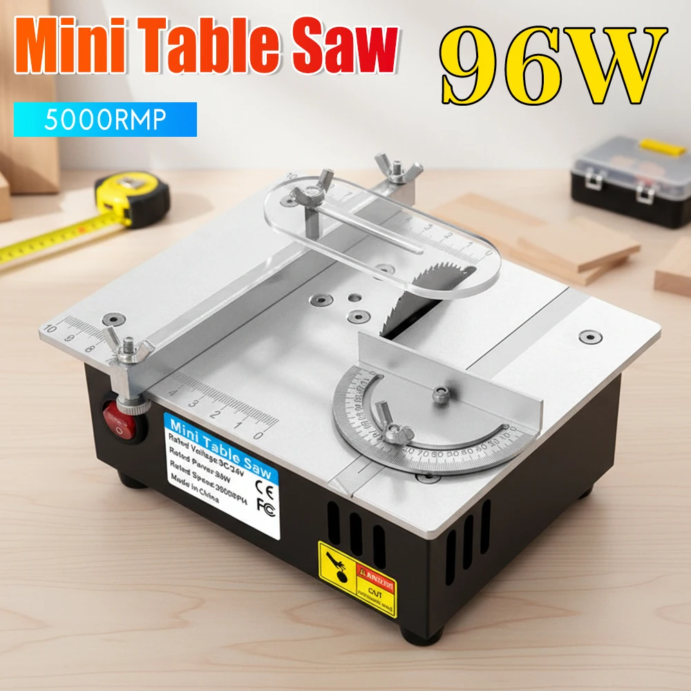 Mini Multifunctional Table Saw 5000RMP Small Electric Desktop 7 Mini Multifunctional Table Saw 5000RMP Small Electric Desktop