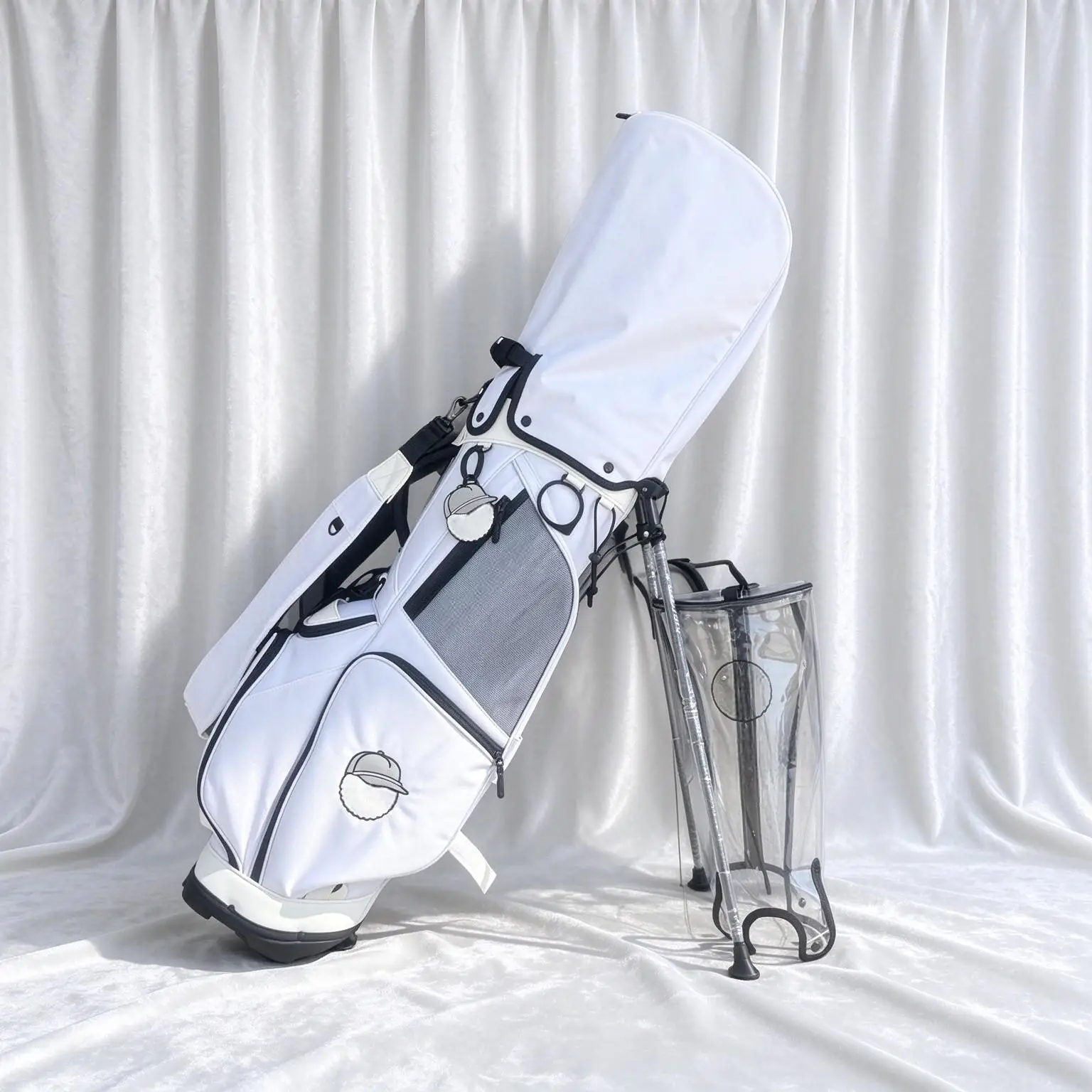 Standard Size Ultra Light Fabric Golf Stand Bag, New Waterproof Universal Golf Club Bag for Men and Women