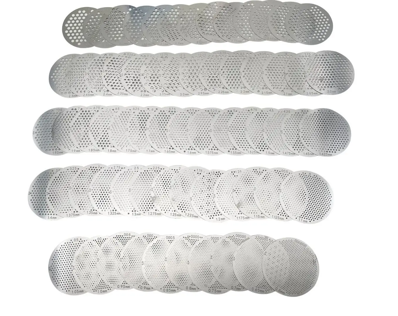 Precise Classification of Gems Pearls Diamond Sorting Sieve Plates for Gem Loose Stones Jewelers Diamonds Size Separator