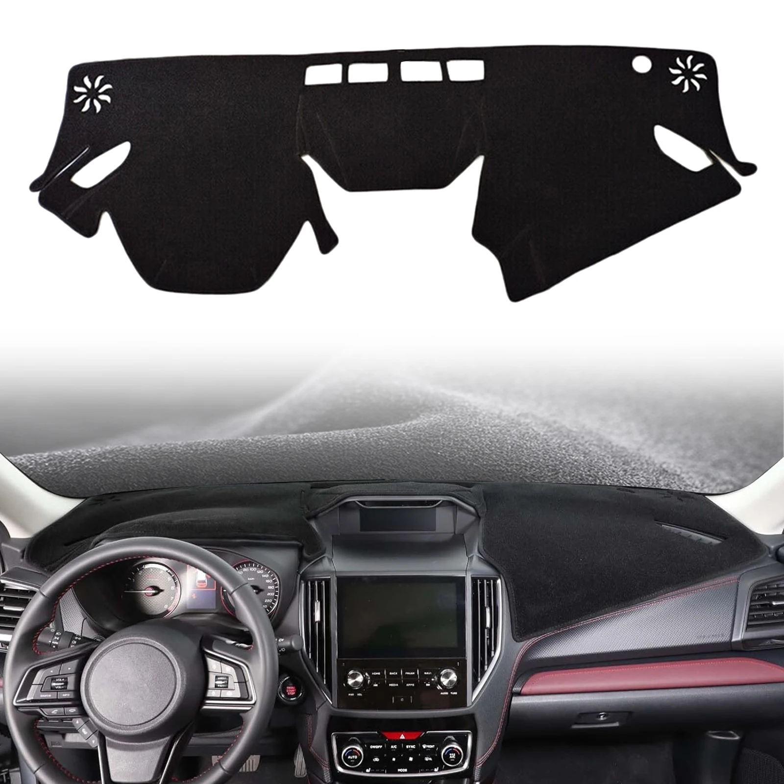 

fit for Subaru XV Crosstrek 2018-2022 Car Dashmat Dashboard Cover Pad DashMat Sunshade Protective Carpet Leather Accessories