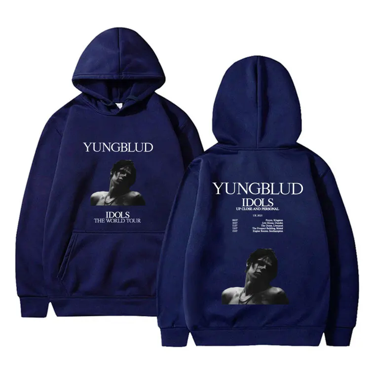 

Singer Yungblud IDOLS The World Tour 2025 Hoodie Men Women Fashion Hip Hop Streetwear Male Vintage Popular Pullover Hoodies