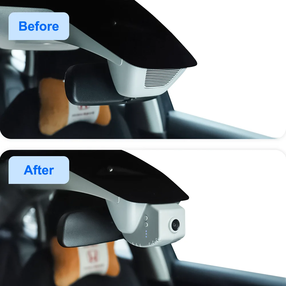 FITCAMX 4K Dashcam / 2160P أمامي و1080P مسجل تلقائي للرؤية الليلية لكاميرا السيارة، لـ Acura Integra 2023-2026 وADX 2025-2026