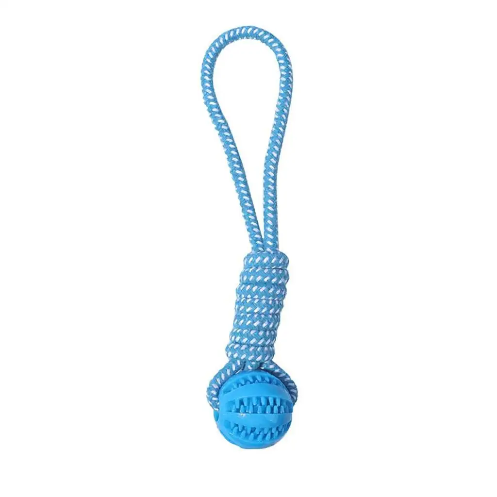 Anti-Bite Wear-Resistant Pet Chew Toy with Squeaky Sound Interactive Squeaky Plush Rope Dog Toy for Puppies and Adult Dogs