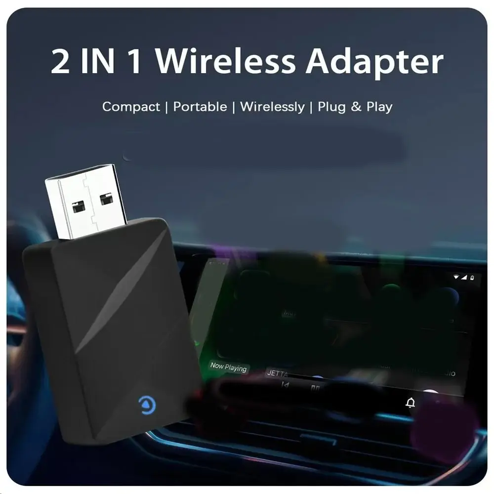 

Low-Latency Car Smart Box Fast Connection Plug Play Car Entertainment Universal Car Smart Dongle for Android Auto