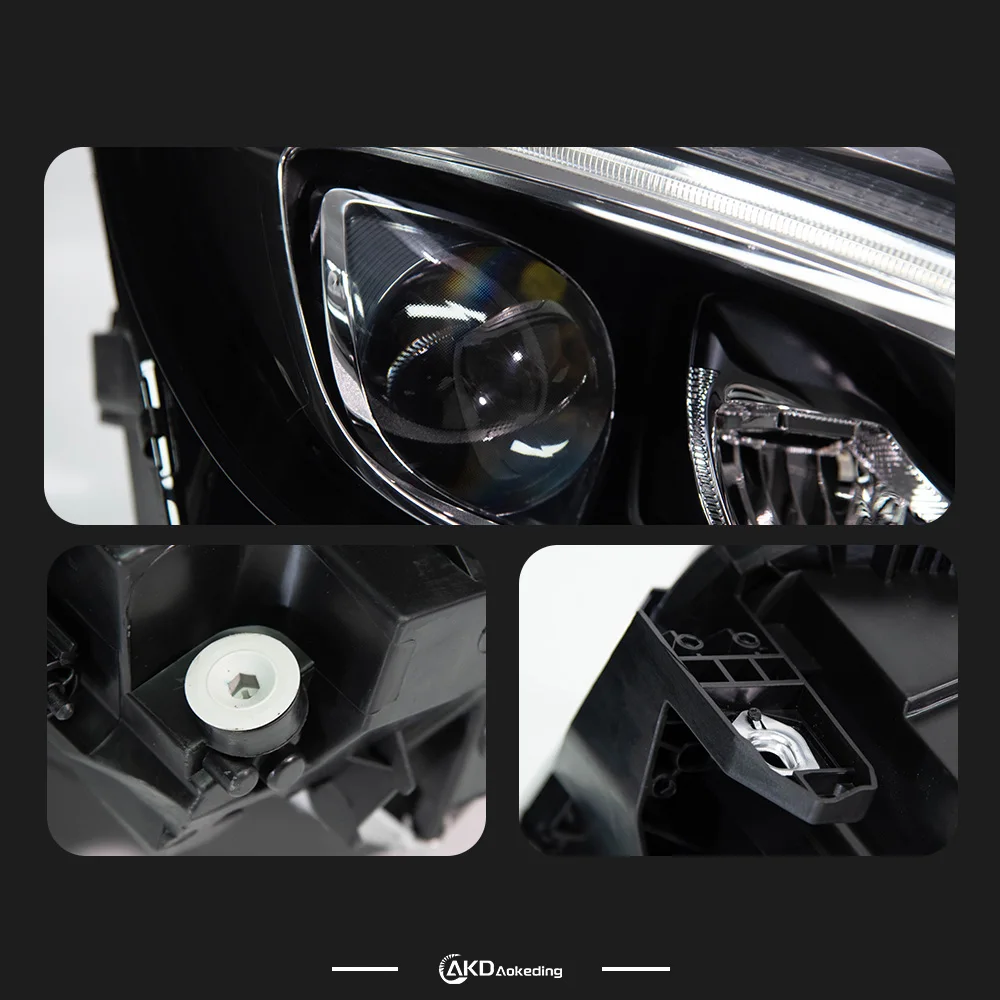 

Auto Parts For Benz GLA 200 220 260 Headlights 2015-2019 latest Styling LED DRL Dual Projector Car Accesorios Modified
