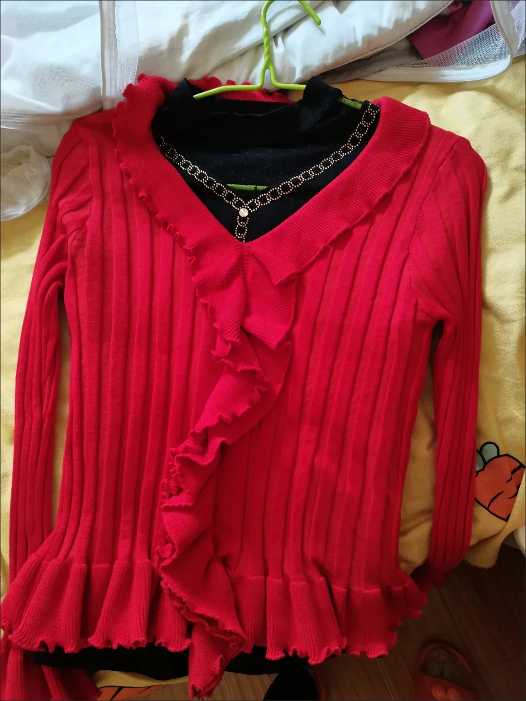 

Осенний вязаный топ с v-образным вырезом для женщин, облегающий крой, свитер с длинными рукавами, элегантный однотонный пуловер